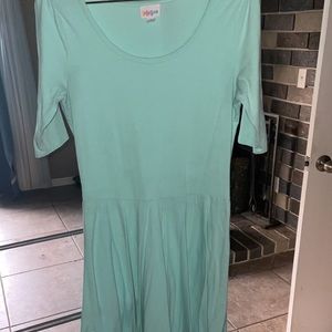 Lularoe Nicole pretty turquoise color size large